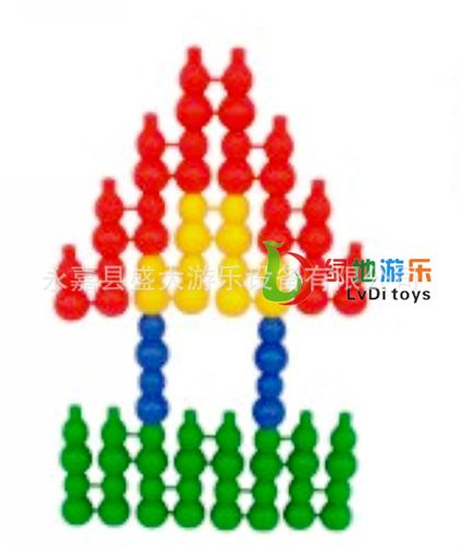 桌面玩具/積木 葫蘆 桌面拼插 塑料積木 兒童 幼兒園早教益智玩具