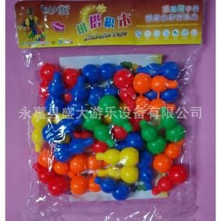 桌面玩具/積木 葫蘆 桌面拼插 塑料積木 兒童 幼兒園早教益智玩具原始圖片3