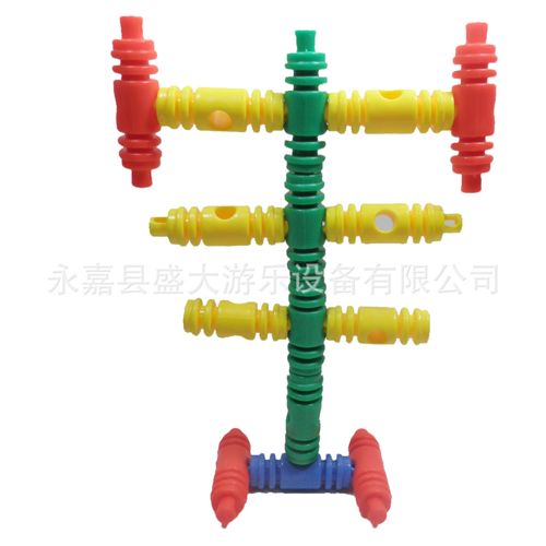 桌面玩具/積木 智力棒 桌面拼插 塑料積木 兒童 幼兒園早教益智玩具原始圖片2