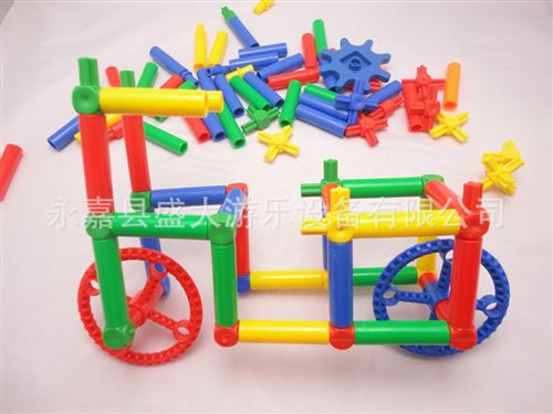 桌面玩具/積木 小靈通 桌面拼插 塑料積木 兒童 幼兒園早教益智玩具原始圖片2