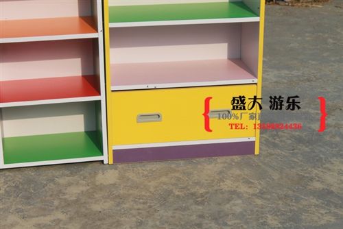幼兒園家具/教具 新款蘑菇玩具柜植物大戰僵尸幼兒園家具防火板玩具柜親子園柜子原始圖片3