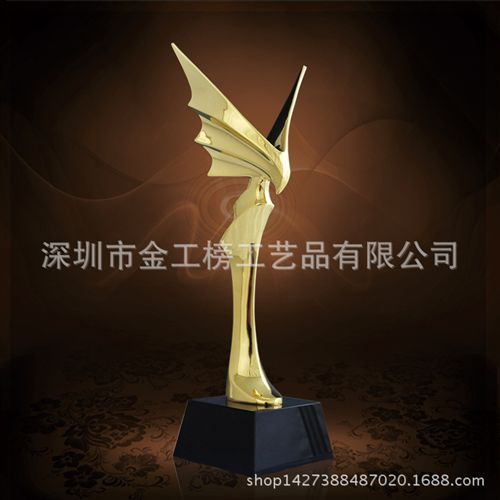 金屬獎杯系列 【創意新款】gd金屬工藝品/鋅合金金屬獎杯/商務禮品擺件