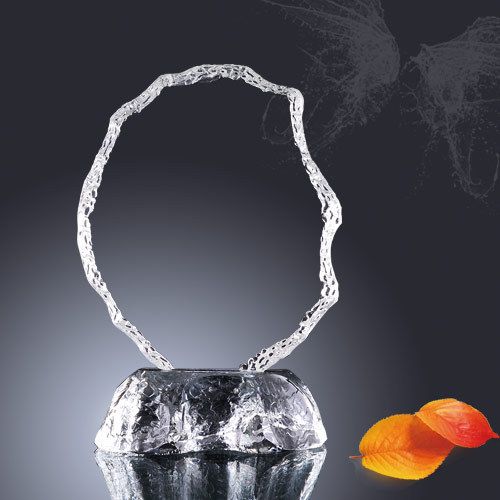 水晶酸洗獎杯系列 【批發】水晶工藝品/五角星酸洗水晶獎杯/單位頒獎/可來圖定制