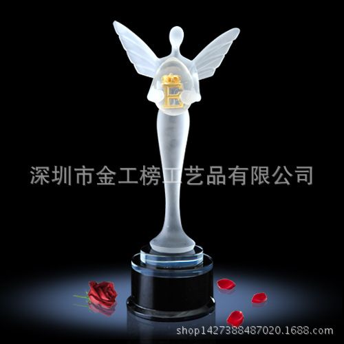 琉璃獎杯系列 gd琉璃禮品 頒獎活動獎品 達人秀琉璃獎杯定制定做免費刻字批發(fā)原始圖片3