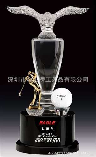 gd韓版高爾夫水晶獎杯系列 韓版gd高爾夫獎杯 新款創意花瓶水晶獎杯 新款獎杯 廠家原創