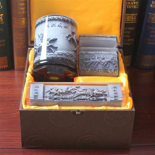 筆筒系列 【gd】工藝品擺件/商務(wù)禮品水晶筆筒/辦公桌瓦當(dāng)筆筒/來(lái)圖定制