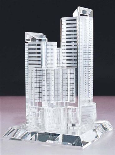 水晶樓模系列 水晶樓模 水晶模型定制 水晶禮品定制 水晶批發 可加LOGO