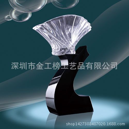 水晶花瓶獎杯系列 水晶獎杯定制 定做 獎杯 獎牌 刻字 新款獎杯 gd 新款 創意獎杯