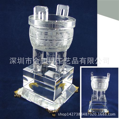水晶鼎系列 商務(wù)送禮 送客戶 水晶鼎 誠(chéng)信鼎 znq典 辦公擺設(shè) 招財(cái)保平安
