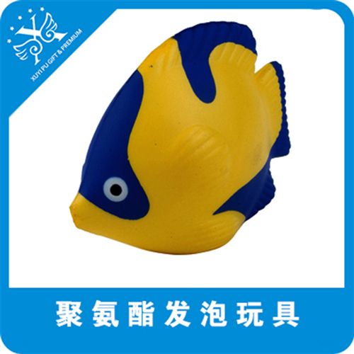 PU 動物 廠家供應PU粉紅色熱帶魚 PU發(fā)泡粉紅色熱帶魚原始圖片3