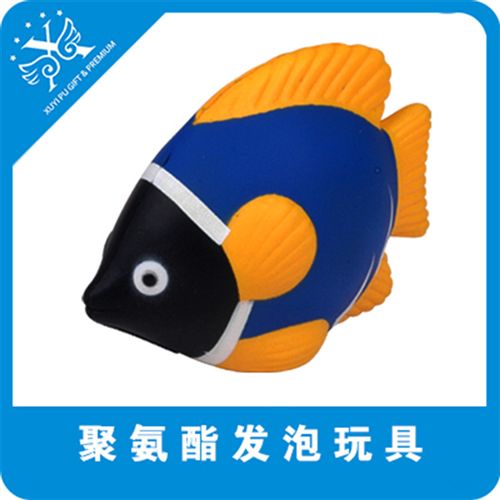 PU 動(dòng)物 廠家供應(yīng)PU藍(lán)色熱帶魚(yú) 聚氨酯PU發(fā)泡藍(lán)色熱帶魚(yú) PU動(dòng)物