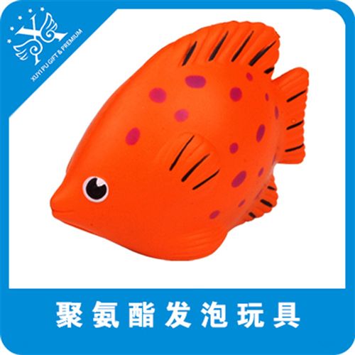 PU 動(dòng)物 廠家供應(yīng)PU藍(lán)色熱帶魚(yú) 聚氨酯PU發(fā)泡藍(lán)色熱帶魚(yú) PU動(dòng)物