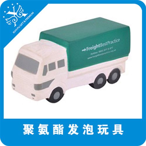 PU交通工具 廠家供應(yīng)PU貨車(chē) PU發(fā)泡綠色卡車(chē) PU壓力玩具貨車(chē) 可定制加工