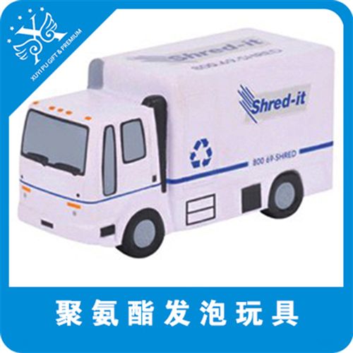 PU交通工具 廠家供應(yīng)PU貨車(chē) PU發(fā)泡綠色卡車(chē) PU壓力玩具貨車(chē) 可定制加工