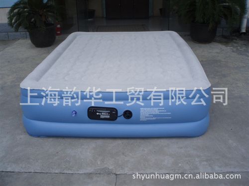 充氣床 供應床墊，充氣植絨床墊，充氣雙層床