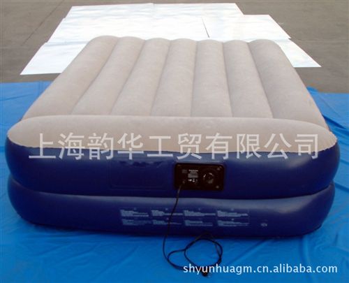 充氣床 充氣產品供應充氣床墊，充氣植絨床墊，充氣雙層床墊原始圖片3