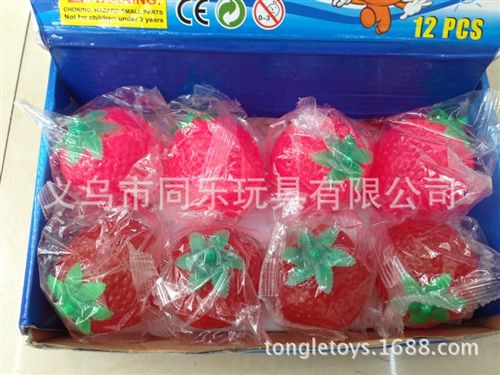 整人玩具 搪膠凸眼閃光系列玩具小豬湯姆貓青蛙憤怒小鳥(niǎo)等款式