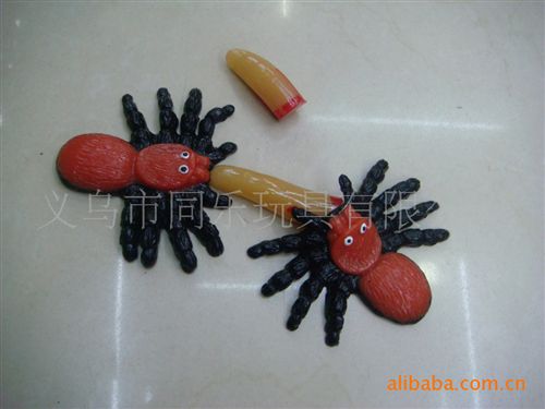 整人玩具 供應(yīng)實心發(fā)泄蜘蛛 迷你小蜘蛛 發(fā)泄動物 TPR玩具 粘粘玩具 發(fā)泄原始圖片2