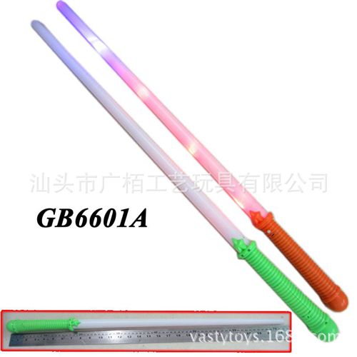 萬圣復活節日系列 供應兒童發光玩具 57CM炫彩閃光棒 多款刀劍造型可選