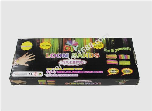 皮筋手鏈 Monstertail怪獸尾巴套裝 彩虹皮筋Loom Bands工廠 外貿(mào)專供
