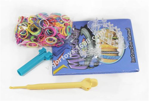 皮筋手鏈 Monstertail怪獸尾巴套裝 彩虹皮筋Loom Bands工廠 外貿(mào)專供原始圖片3