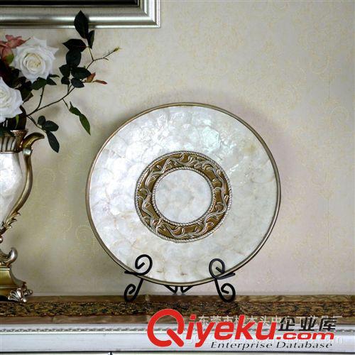 按功能區(qū)域 簡(jiǎn)歐奢華套件組合 法式樹(shù)脂軟貝套裝擺件 酒店家居客廳軟裝配飾原始圖片3