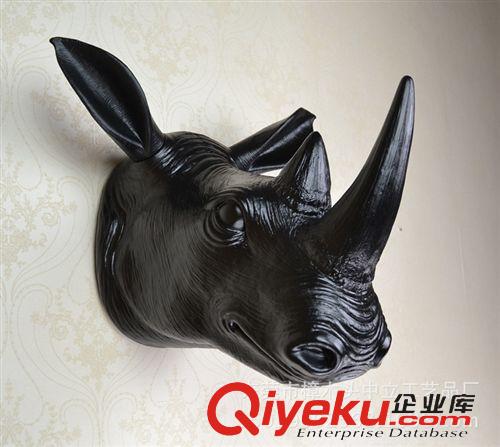 AMT3001-3100 tj犀牛頭壁掛 酒吧KTV裝飾掛件 歐式軟裝配飾  鎮宅吉祥掛飾
