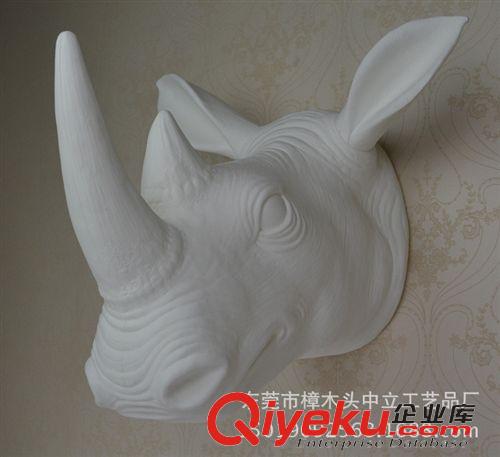 AMT3001-3100 tj犀牛頭壁掛 酒吧KTV裝飾掛件 歐式軟裝配飾  鎮宅吉祥掛飾