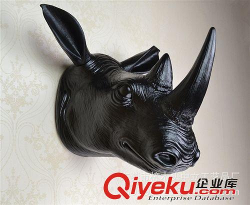 AMT3001-3100 tj犀牛頭壁掛 酒吧KTV裝飾掛件 歐式軟裝配飾  鎮宅吉祥掛飾