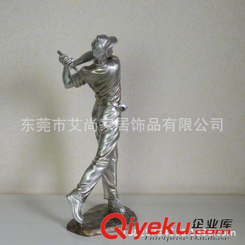 按產品上市時間查找 家居軟裝飾品歐式擺件藝術品商務禮品樣板房間高爾夫球手廠家直銷