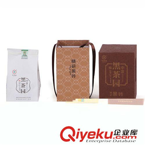 黑茶 中茶園安化黑茶 HT7003精研黑磚坨咖啡色禮盒300g 純手工茶葉批發(fā)原始圖片3