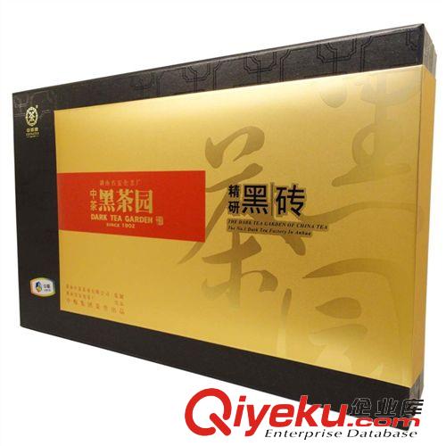 安化黑茶 中茶黑茶園 湖南安化黑茶 HT7033潤金精研黑磚禮盒1.7kg 茶葉批發(fā)原始圖片2