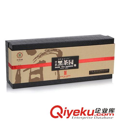 安化黑茶 安化黑茶中茶園HT3059精研黑磚（潤(rùn)黑）400g純手工茶葉批發(fā)直銷