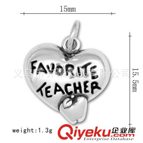 現貨合金配件 合金字母favorite teacher 最美的老師 教師系列小禮品配件批發