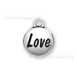 現(xiàn)貨合金配件 歐美流行 愛情字母love小掛件 環(huán)保出口小商品批發(fā) 可定制