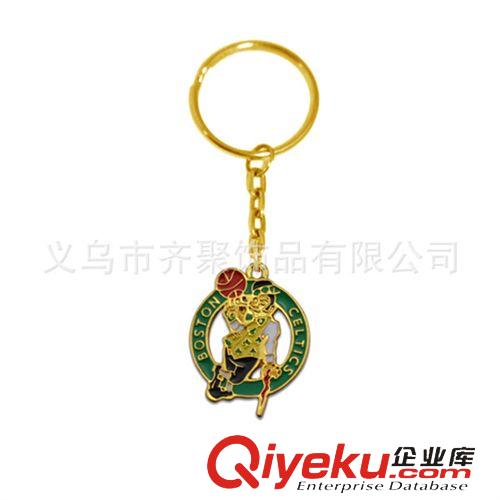 鑰匙扣系列 籃球運動小商品批發 凱爾特人球隊標志鑰匙圈 混款混批