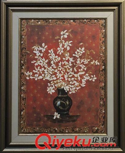 裝修風(fēng)格 廠家直銷 客廳三聯(lián)裝飾畫花卉組合 工藝畫 實物畫 油畫 批發(fā)