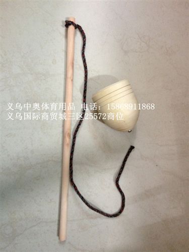 陀螺 tj老年少年健身木質(zhì)陀螺/直徑7CM送鞭子/傳統(tǒng)木制陀螺/大木陀螺原始圖片2