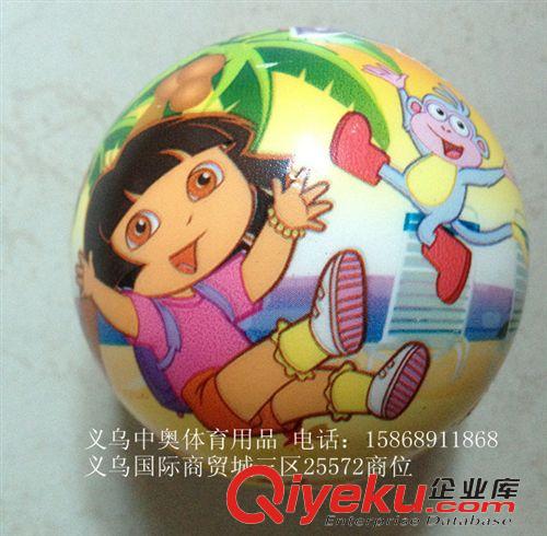 球類玩具 卡通圖案兒童海綿球/彈力球/嬰兒手抓玩具球直徑8.7CM/12個(gè)裝