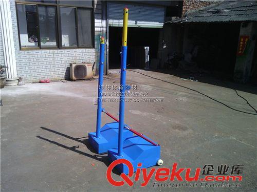 羽毛球柱【羽毛球用品】 移動(dòng)式排羽兩用球柱 羽毛球網(wǎng)架/配重式 羽毛球柱子升降排球柱原始圖片2