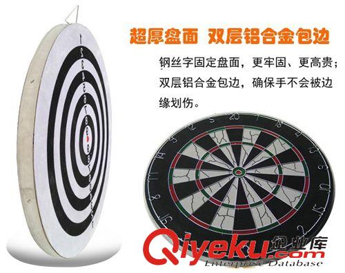 家用健身器材 飛鏢盤 娛樂17寸比賽劍麻飛鏢盤套裝送6飛鏢針健身器材家用原始圖片3
