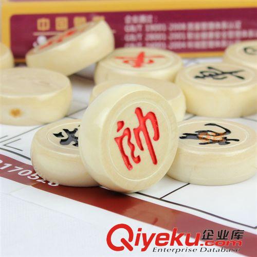棋類  zp狂神 中國象棋 大號 小號 防裂 實木象棋 3.0—7cm直徑象棋原始圖片2