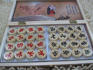 棋類  狂神實木象棋 折疊中國象棋 學校象棋比賽培訓2.7大小木棋盤1340原始圖片2