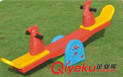 搖搖馬翹翹板跳跳馬系列 幼兒園蹺蹺板 兒童搖馬 塑料蹺蹺板 雙人搖馬翹翹板原始圖片2