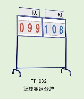籃球系列 FT--032--籃球賽翻分牌