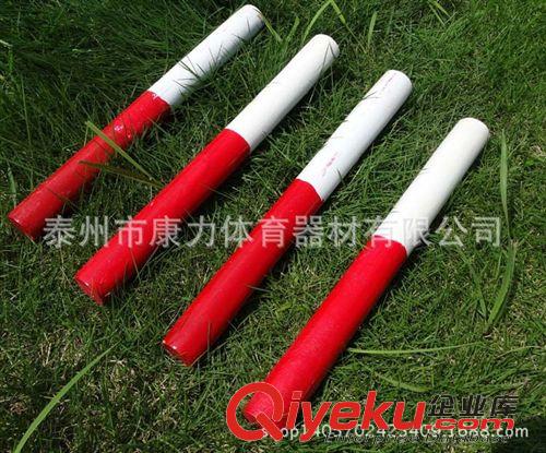 田徑器材系列 廠家供應接力棒，木制接力棒，長30CM，直徑3CM  鋁合金接力棒