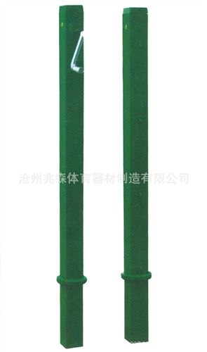 羽排足用品 體育器材批發(fā) ZS-3101 直插式排球柱 立柱直徑50mm 插地式排球柱