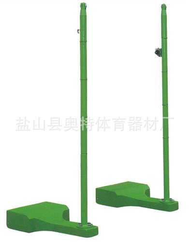 羽排足用品 供應 體育器材 ZS-3019-D  移動式純鑄鐵羽毛球柱 底座重80公斤