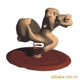 彈簧搖搖樂系列 摩托車搖樂 游樂設施 卡通搖樂 兒童玩具室外玩具原始圖片2
