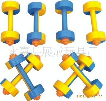 桌／椅／黑板／教具 兒童啞鈴 笑臉啞鈴 卡通啞鈴 塑料啞鈴 廠家直銷原始圖片2